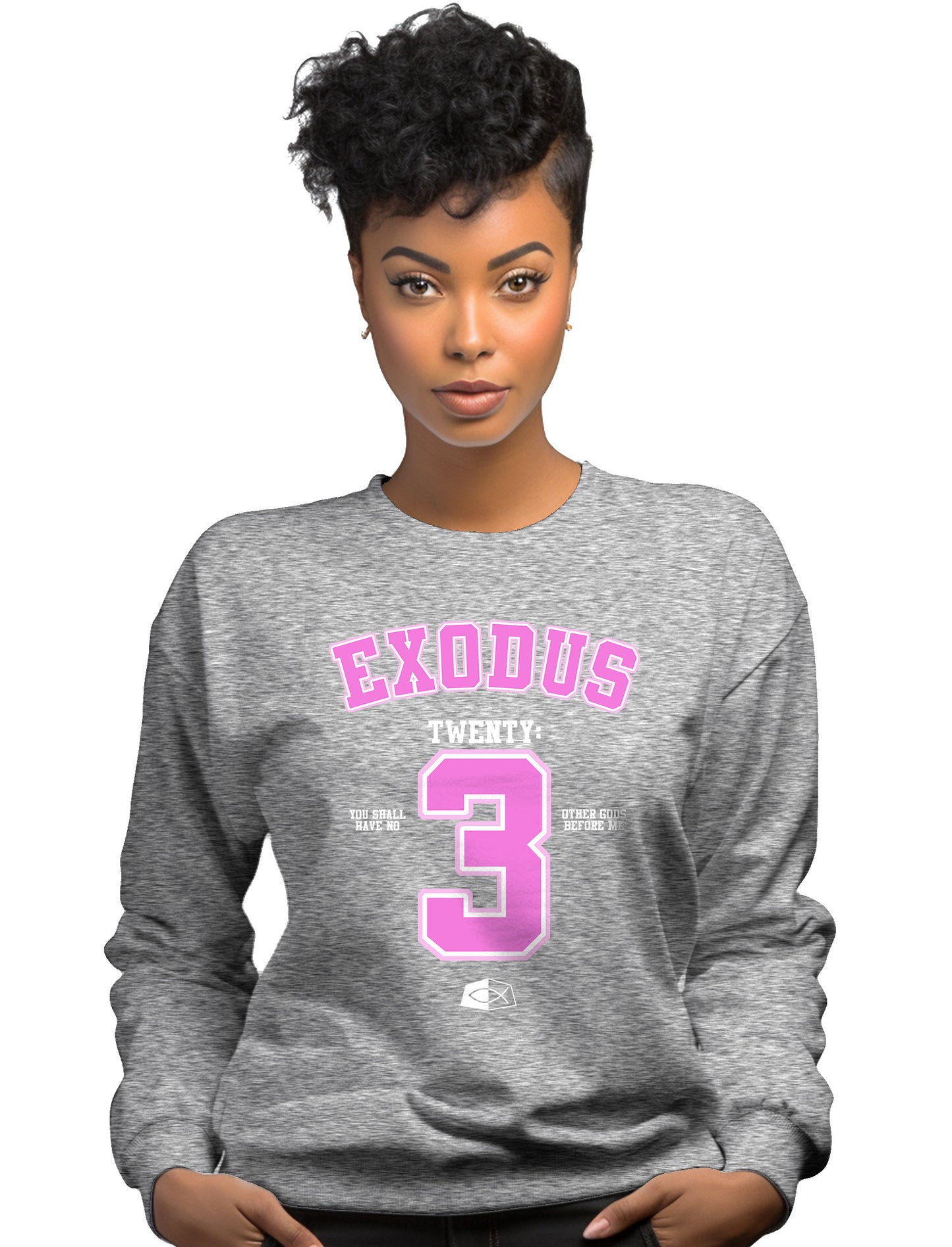 Exodus 20:3 - Women’s premium Unisex sweatshirt
