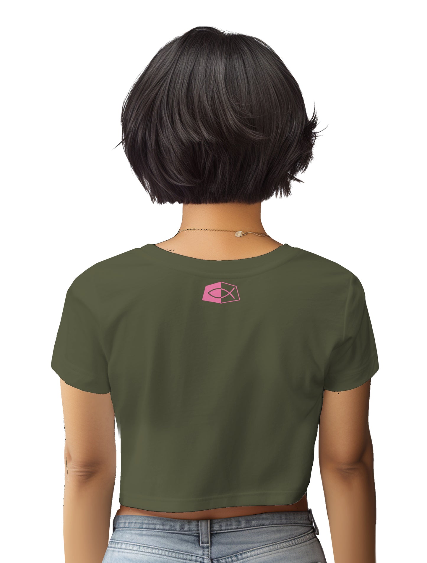 Faith Mathew 21:22- Women’s Crop Tee