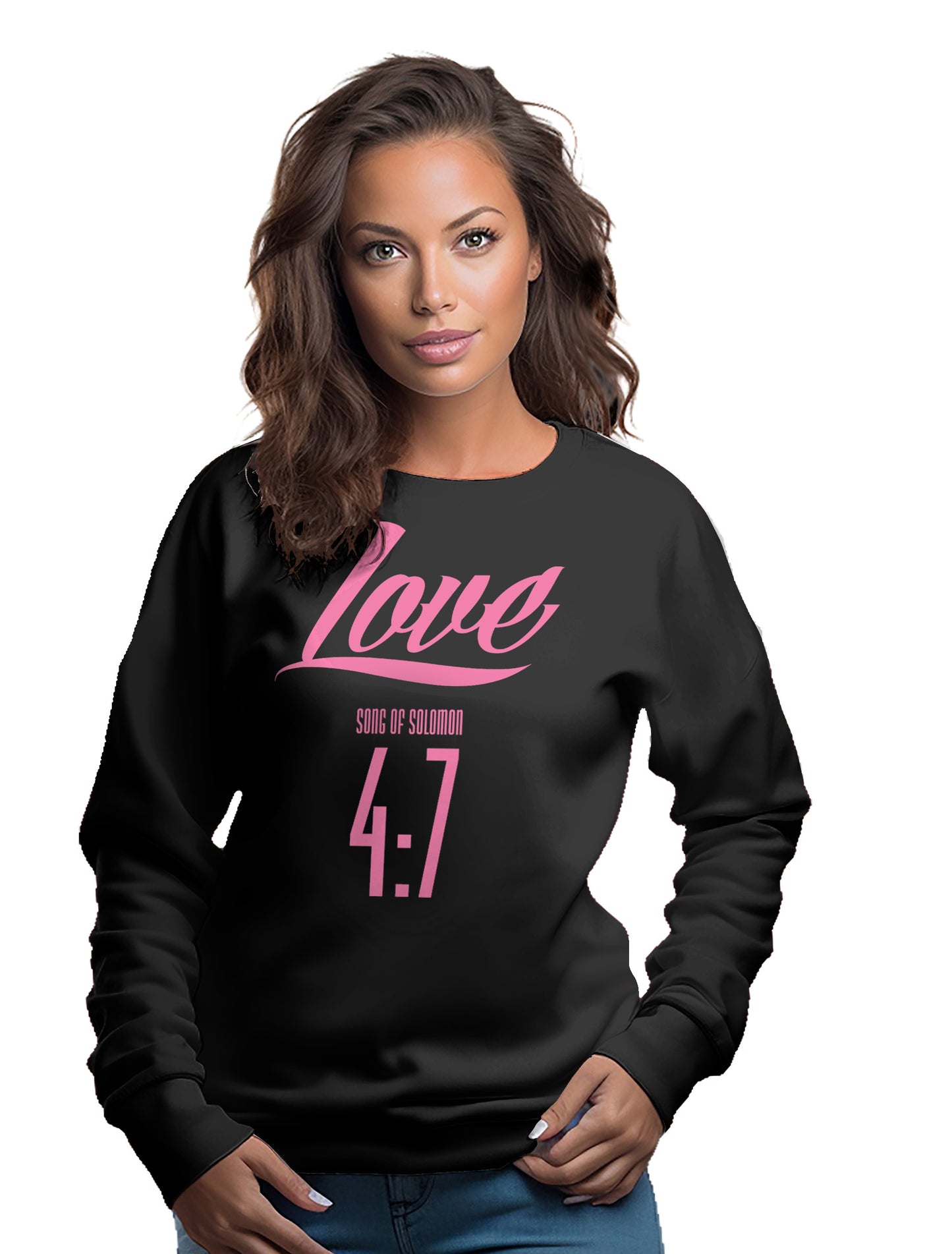 Love Song of Solomon 4:7:- Women’s premium Unisex sweatshirt