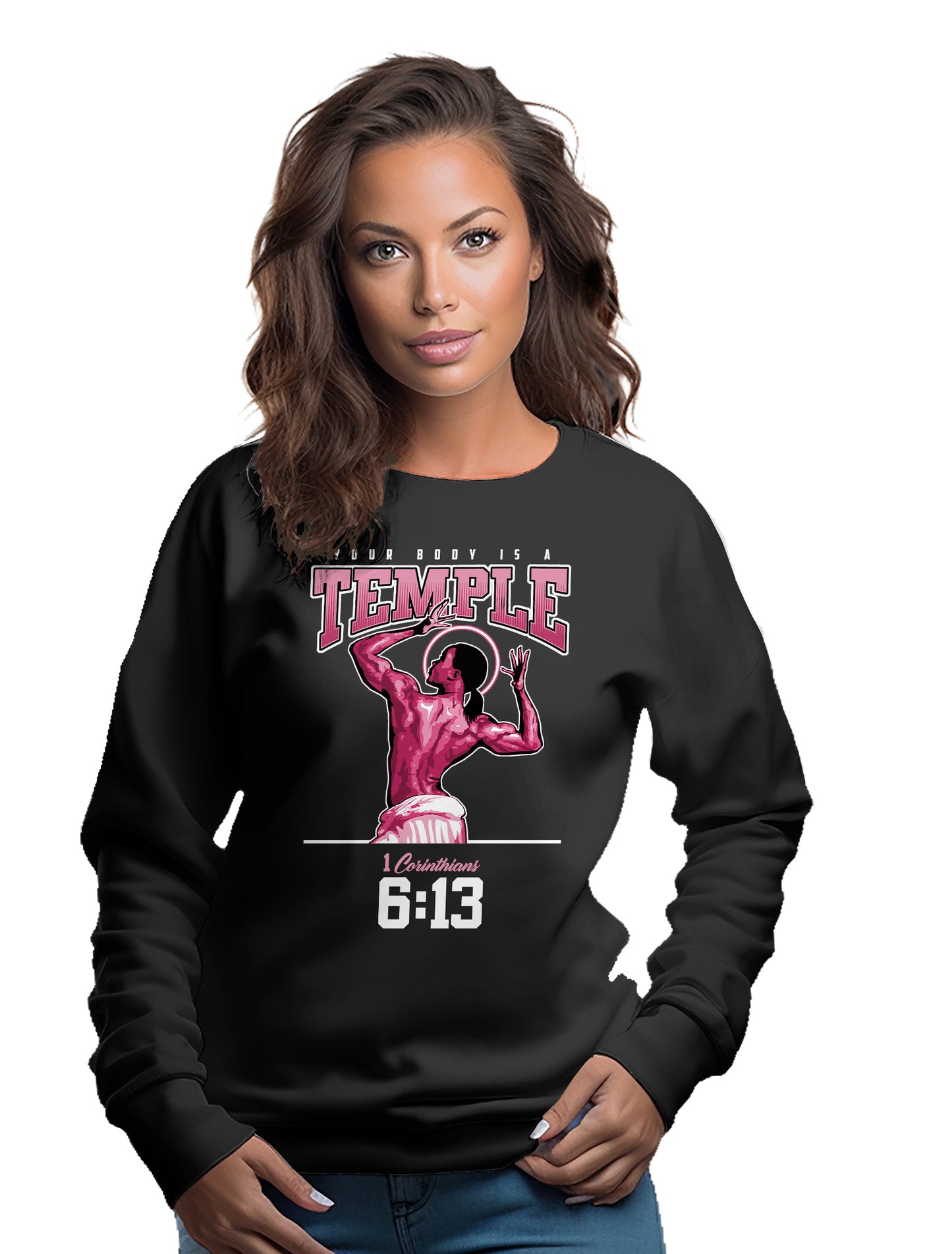 Temple 2Corinthians 6:13- Women’s premium Unisex sweatshirt
