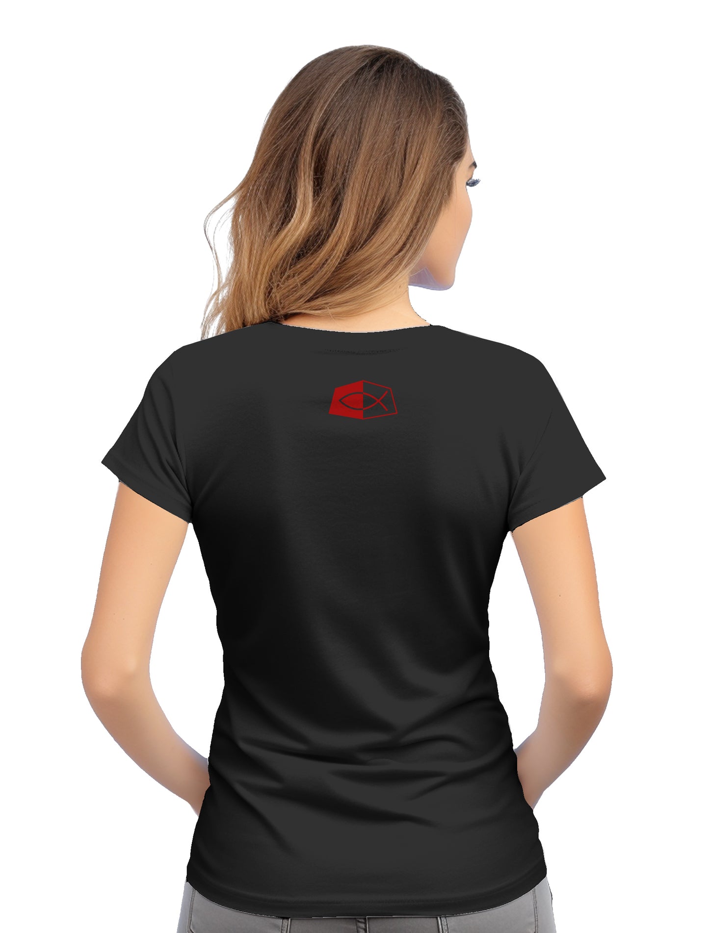 I LOVE GOD- Women's short sleeve fitted tee