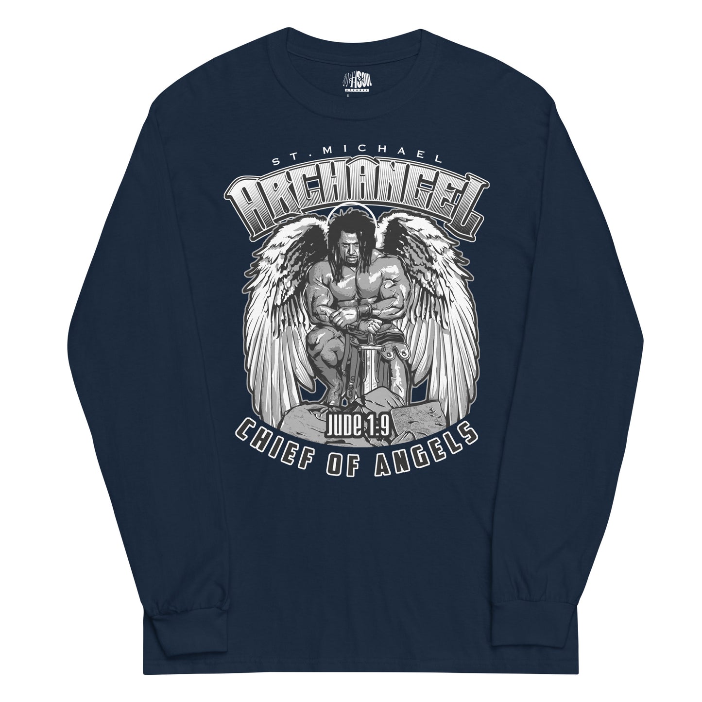 ST. MICHAEL /ARCHANGEL Jude 1:9 - Men’s Long Sleeve Shirt