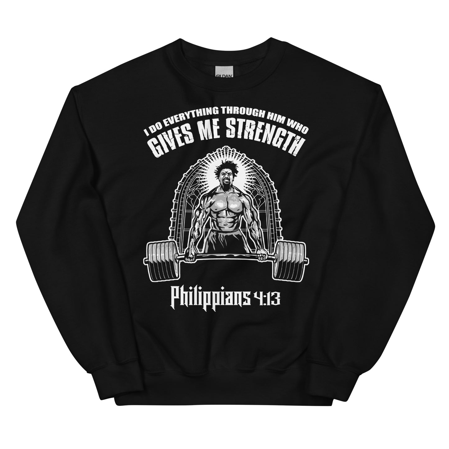 GIVES ME STRENGTH- Men's premium sweatshirt