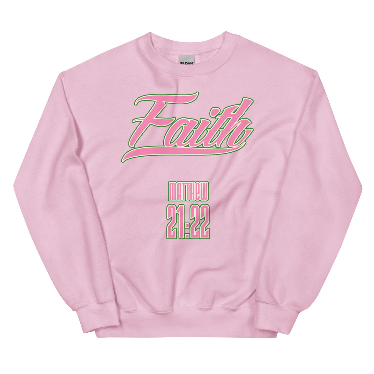 Faith Matthew 21:22- Women’s premium Unisex sweatshirt