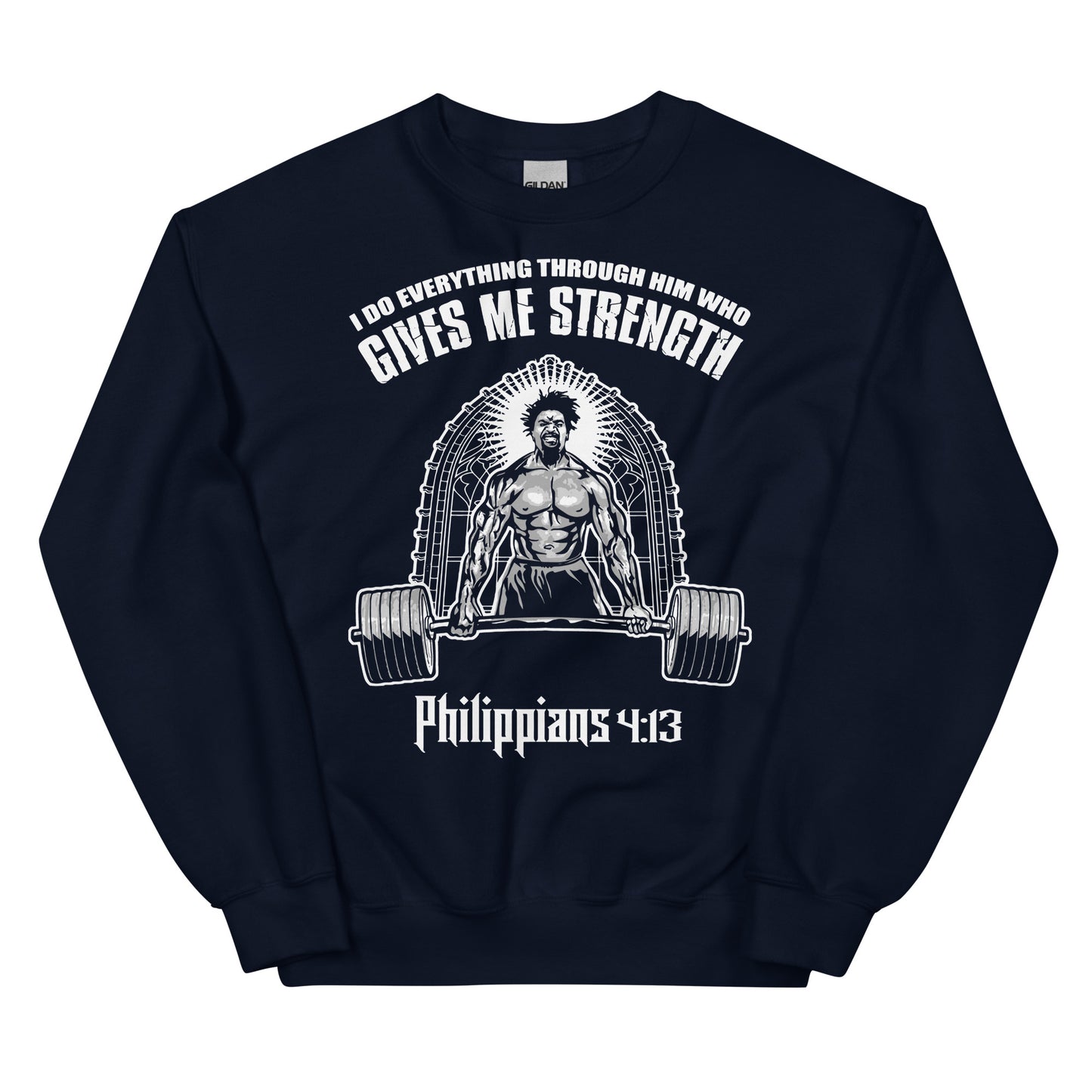 GIVES ME STRENGTH- Men's premium sweatshirt