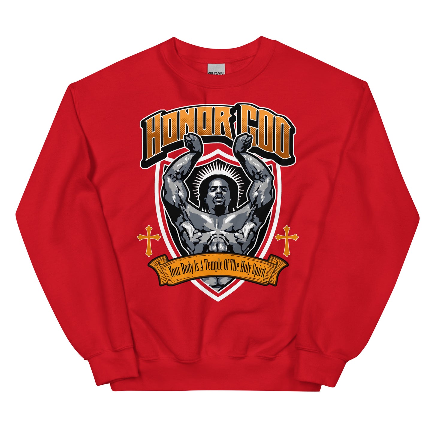 HONOR GOD- Men's premium sweatshirt