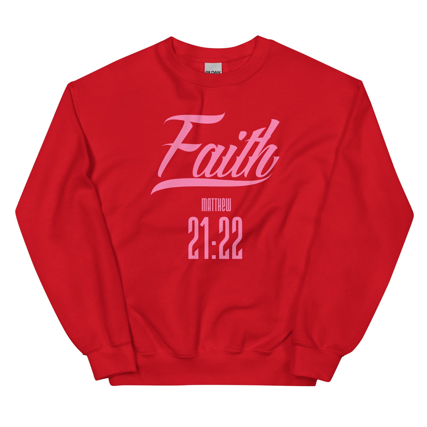 FAITH Matthew 21:22- Women’s premium Unisex sweatshirt