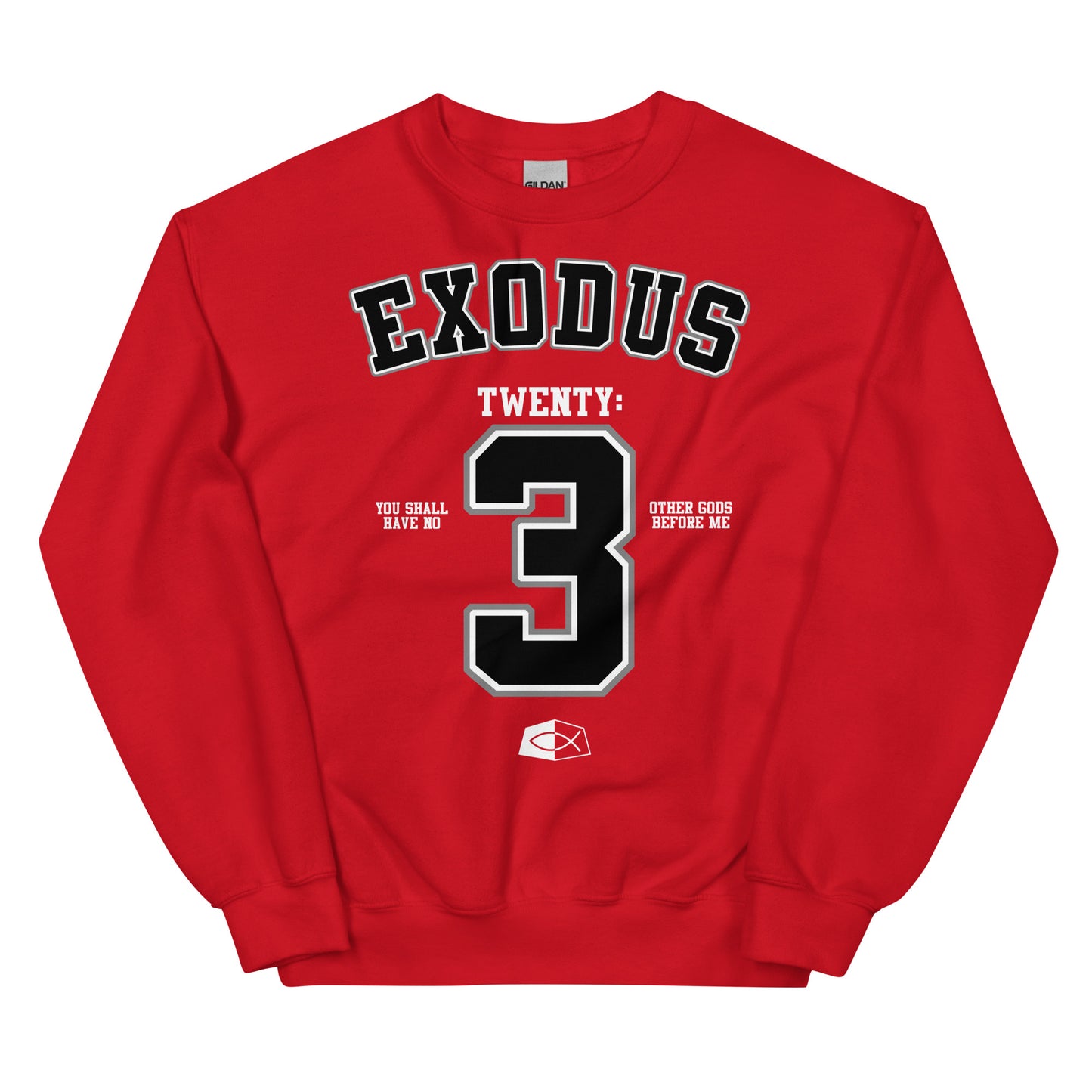 Exodus 20:3 - Men's premium sweatshirt