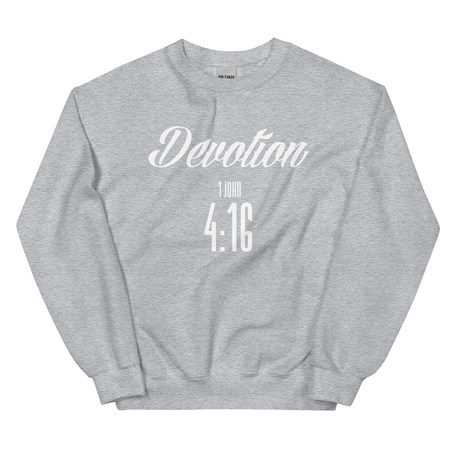 DEVOTION 1 John 4:16- Women’s premium Unisex sweatshirt