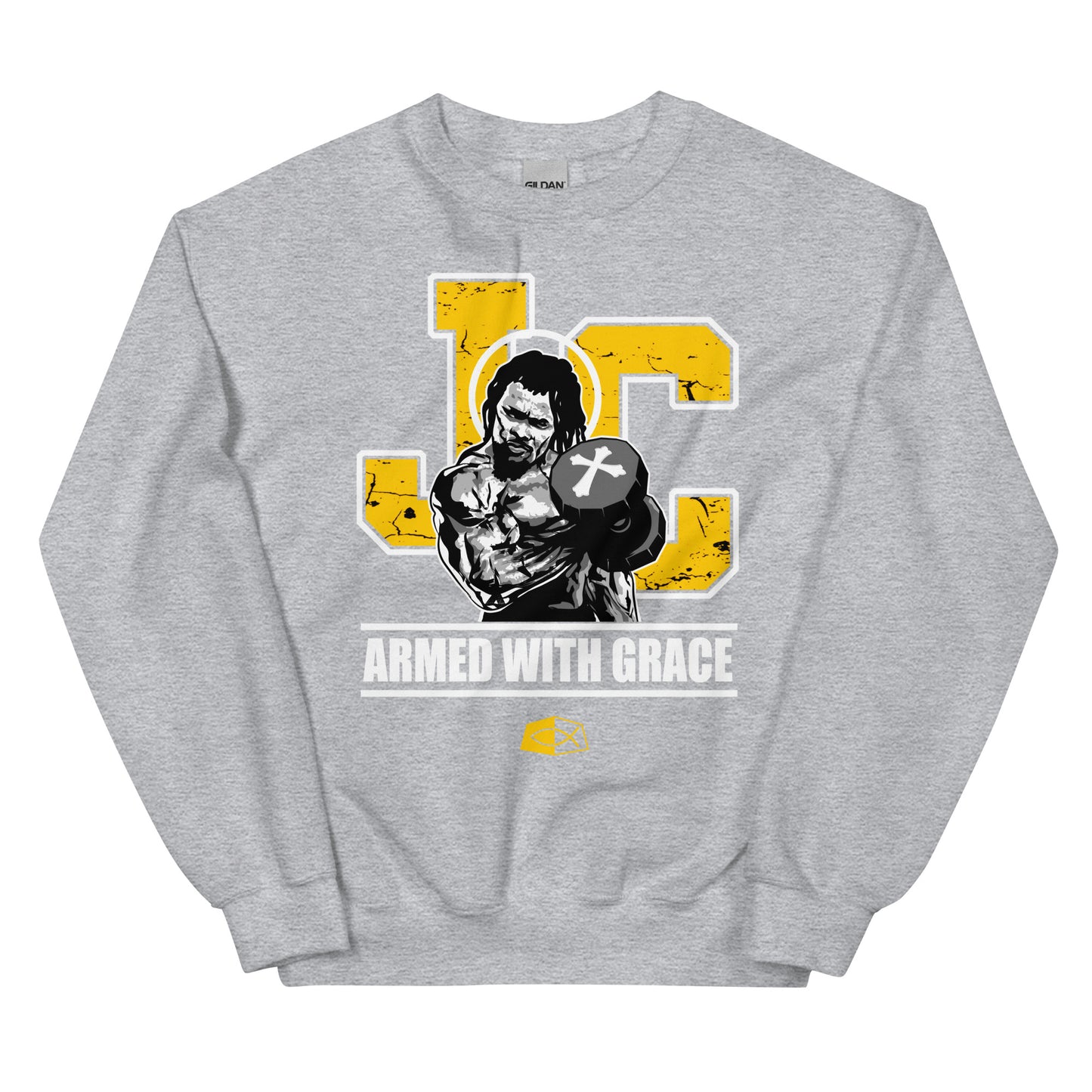 ARMED WITH GRACE- Men's premium sweatshirt
