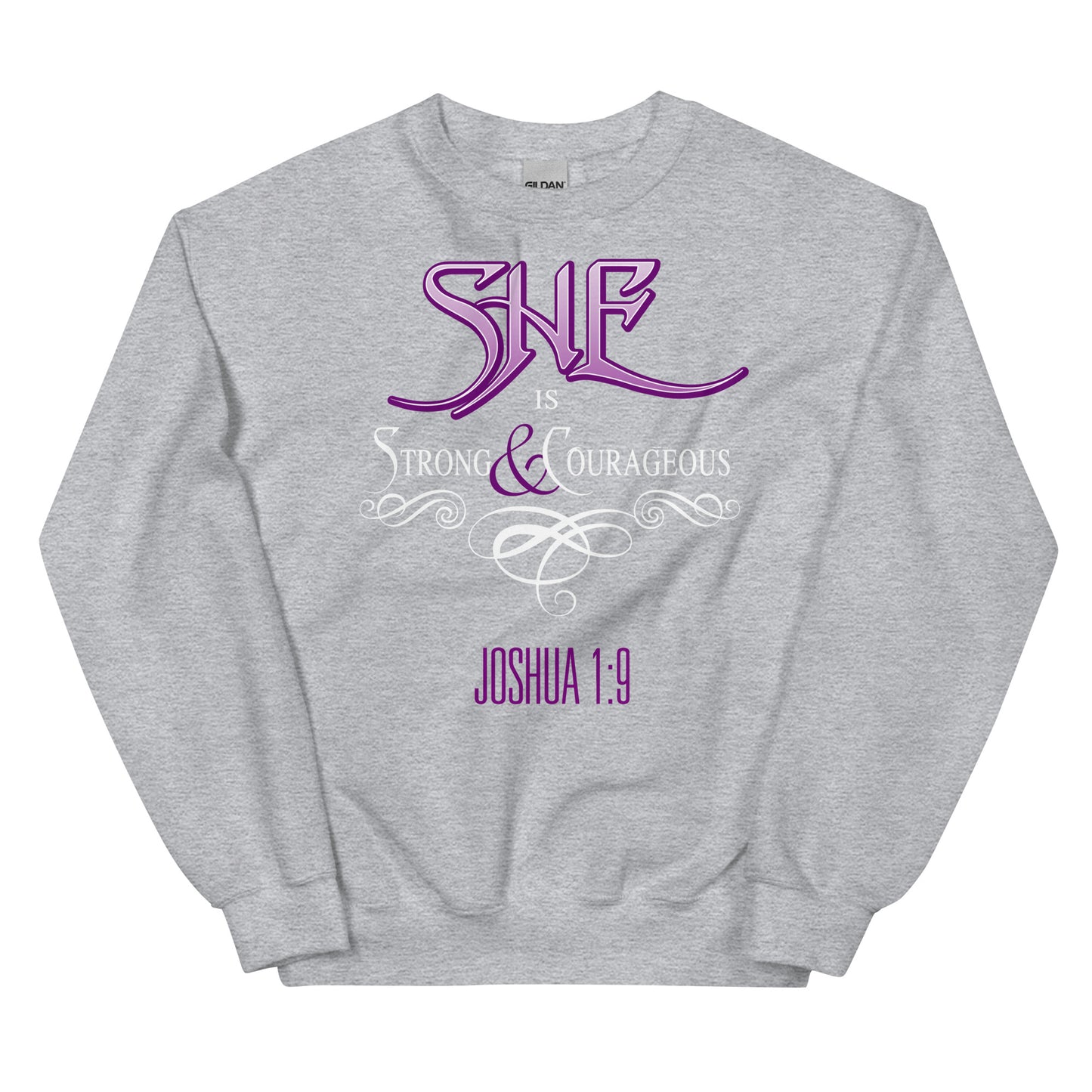 SHE JOSHUA 1:9 - Women's Premium Unisex Sweatshirt