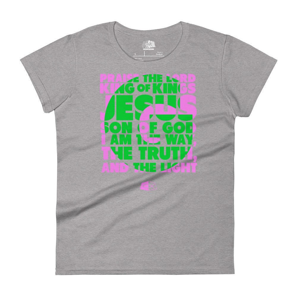SON OF GOD - Women's short sleeve fitted tee