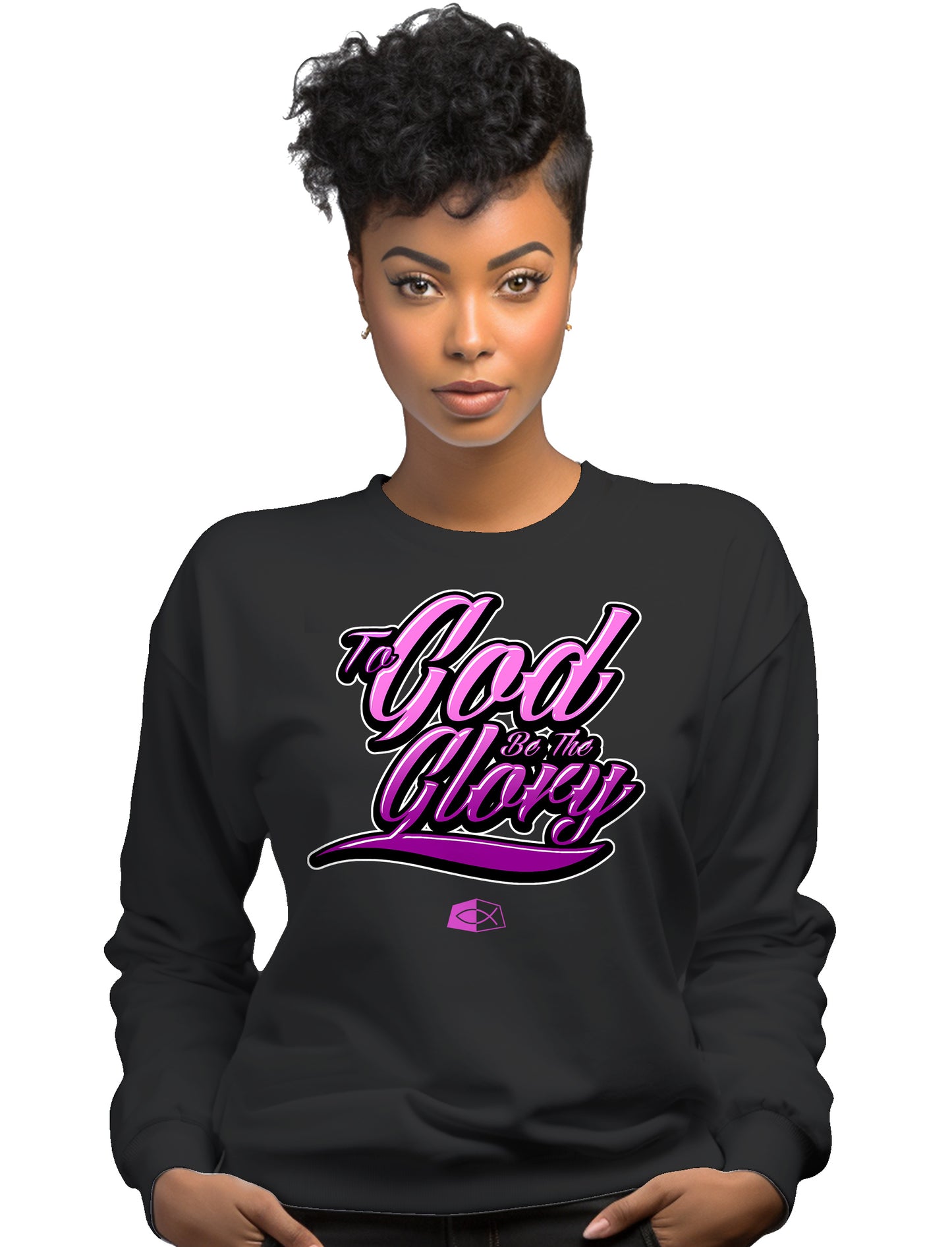 TO GOD BE THE GLORY - Women’s premium Unisex sweatshirt
