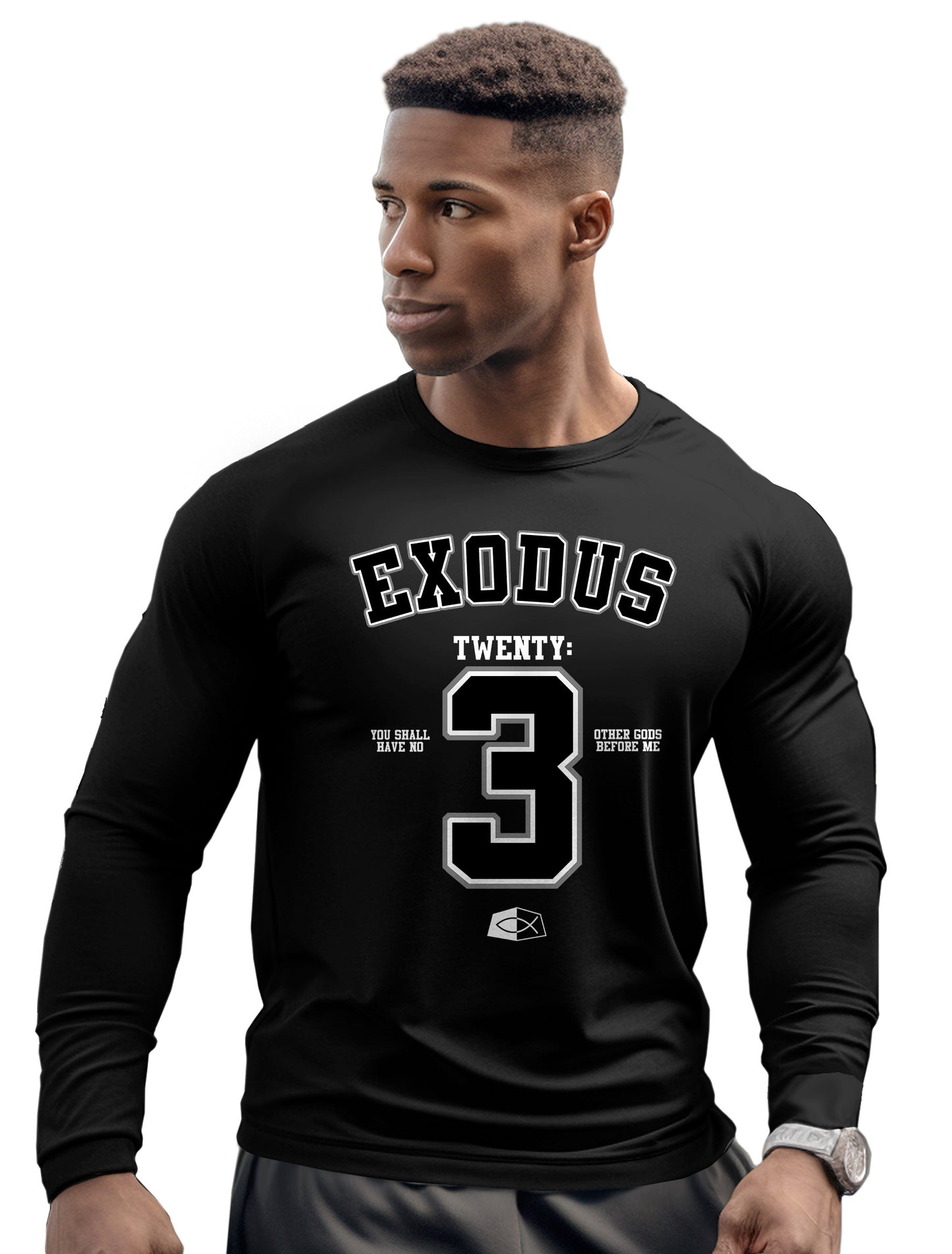 EXUDDIS - Men’s Long Sleeve Shirt