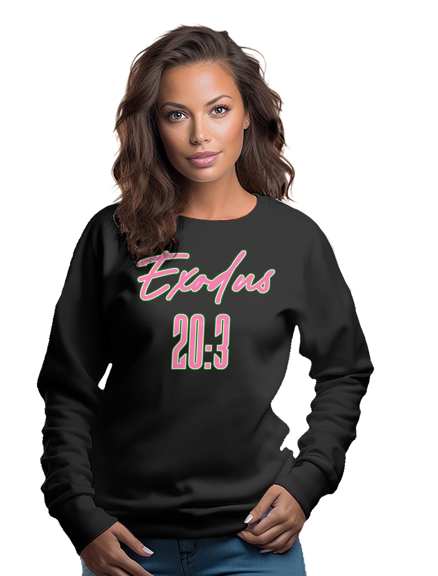 Exodus 20:3- Women’s premium Unisex sweatshirt