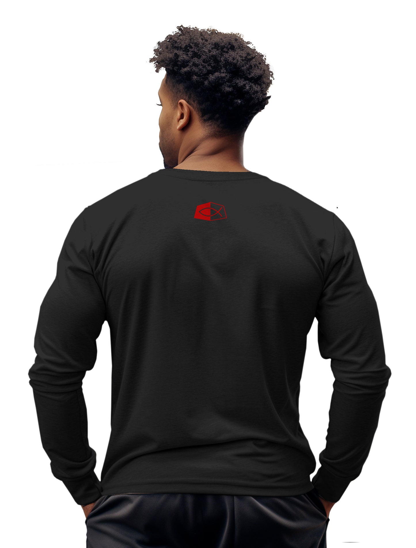 THE LORD IS MY STRENGTH  Exodus 15:2 - Men’s Long Sleeve Shirt