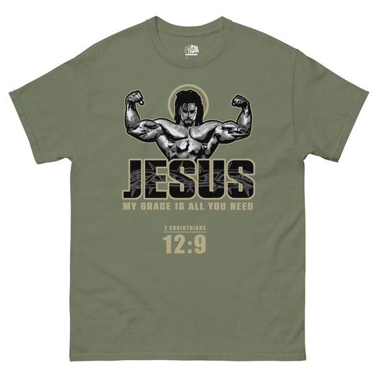 JESUS GRACE   2 Corinthians 12:9- Men's classic tee