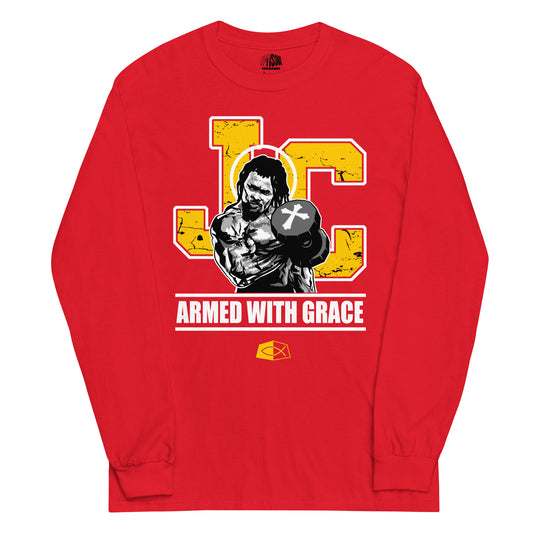 ARMED WITH GRACE - Men’s Long Sleeve Shirt