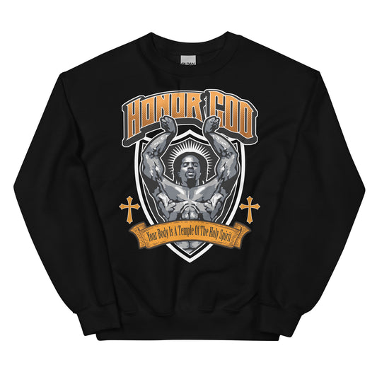 HONOR GOD- Men's premium sweatshirt