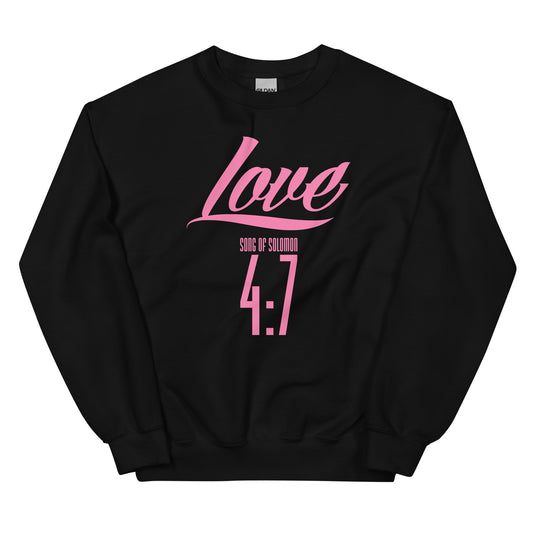 Love  Song of Solomon 4:7:- Women’s premium Unisex sweatshirt
