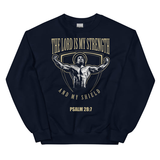 THE LORD IS MY SHIELD- Men's premium sweatshirt
