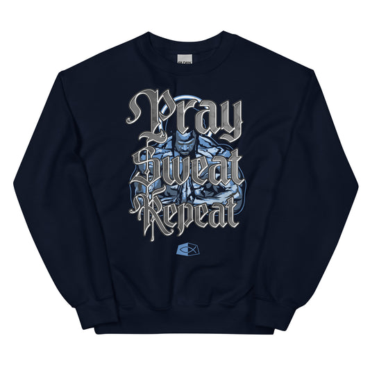PRAY, SWEAT, REPEAT - Men's premium sweatshirt