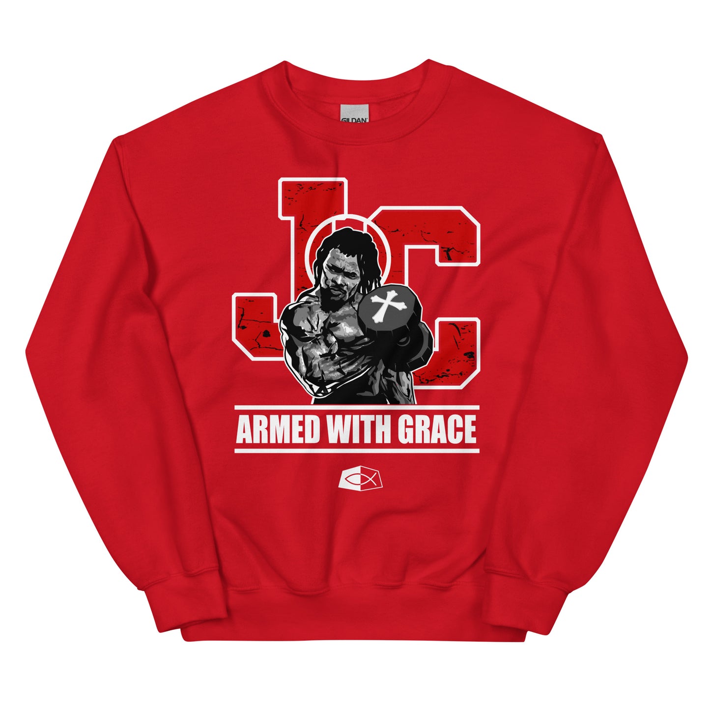 ARMED WITH GRACE- Men's premium sweatshirt