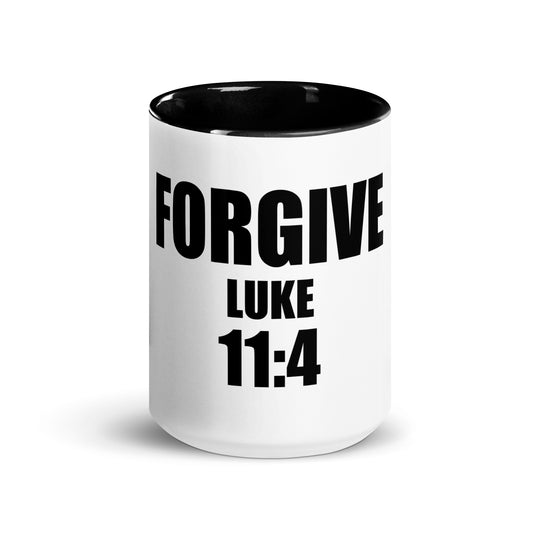 FORGIVE  Luke 11:4 - Ceramic mug