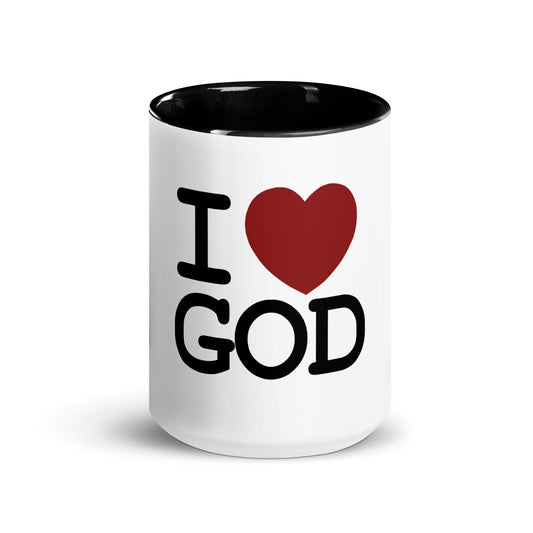 I LOVE GOD - Ceramic mug