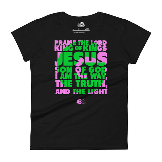 SON OF GOD - Women's short sleeve fitted tee