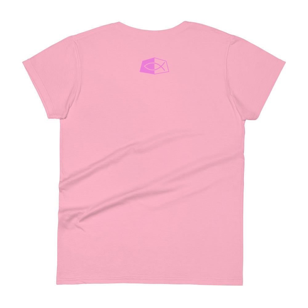 TO GOD BE THE GLORY - Women's short sleeve fitted tee